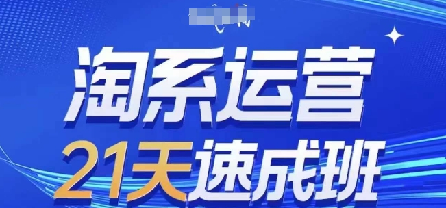 淘系运营21天速成班(更新25年2月)，0基础轻松搞定淘系运营，不做假把式-梦凌网创