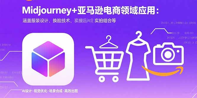 Midjourney+电商领域商业应用：涵盖服装设计、换脸技术、实拍结合等-梦凌网创