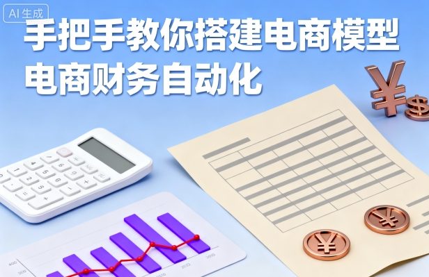 手把手教你搭建电商模型-电商财务自动化-梦凌网创