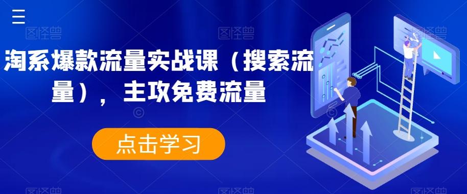 淘系爆款流量实战课（搜索流量），主攻免费流量-梦凌网创