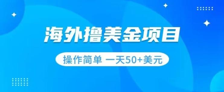撸美金项目无门槛操作简单小白一天50+美刀-梦凌网创