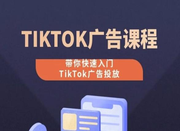 TikTok广告投放课程，从0-1实操课，带你快速入门TikTok广告投放-梦凌网创