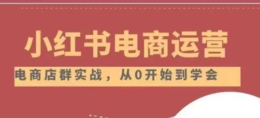 小红书店铺运营从小白到大神2.0，从入门到精通-梦凌网创
