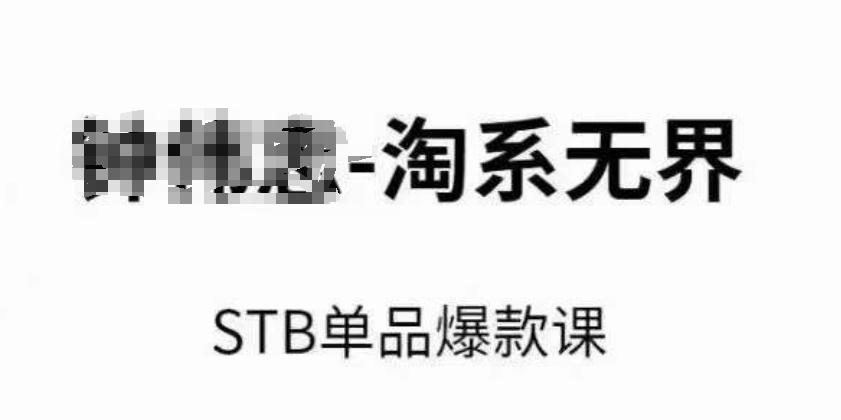 淘系无界STB单品爆款课(2024)，付费带动免费的核心逻辑，万相台无界关键词推广/精准人群的核心-梦凌网创