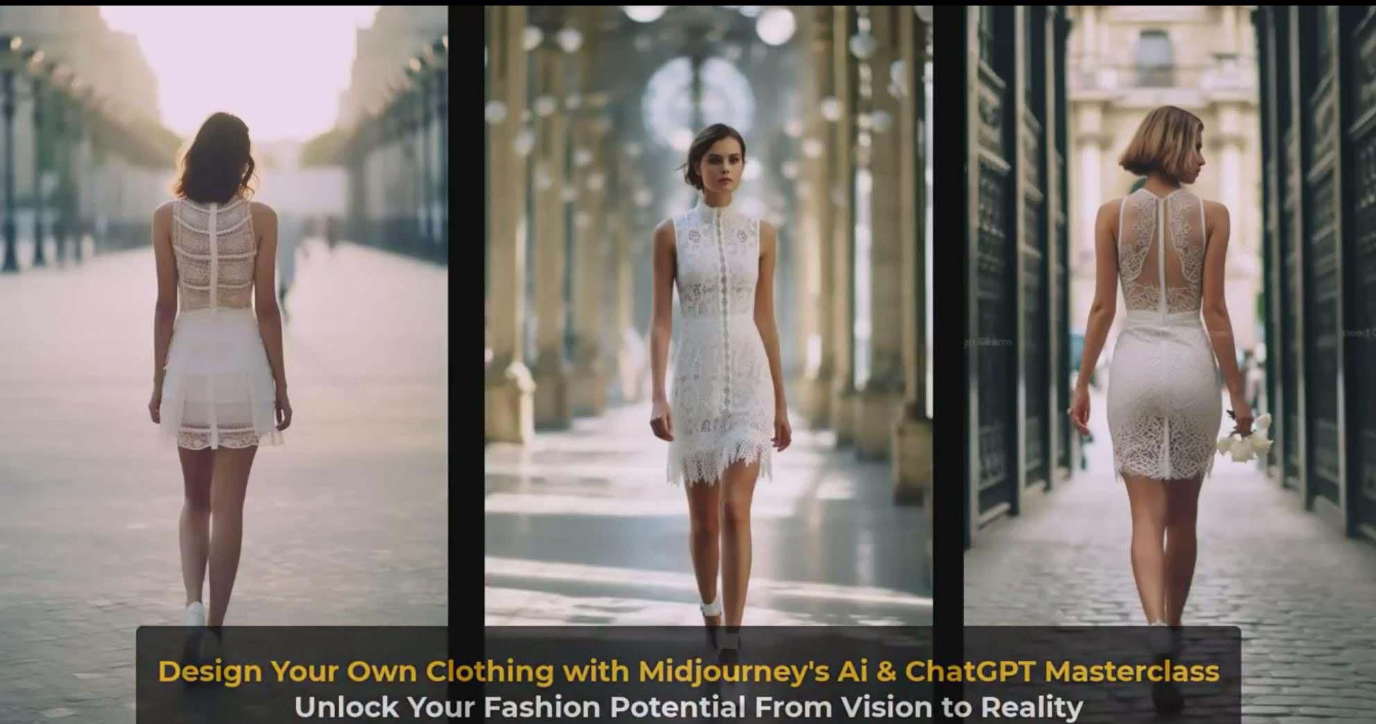 图片[2]-利用 Midjourneys Ai 人工智能设计自己的服装AI大师班-10节课-中英字幕-梦凌网创