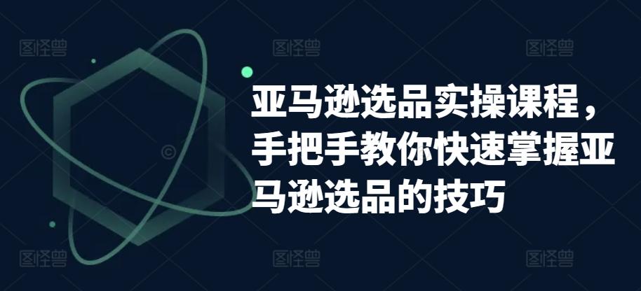 亚马逊选品实操课程，手把手教你快速掌握亚马逊选品的技巧-梦凌网创