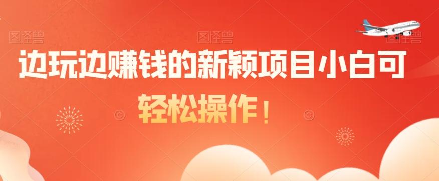 边玩边赚钱的新颖项目小白可轻松操作！-梦凌网创